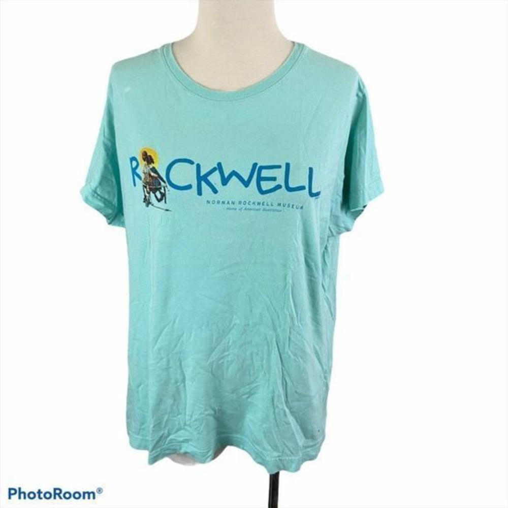 🌿4/$35 🌿ROCKWELL Turquoise‎ Souvenir Tee